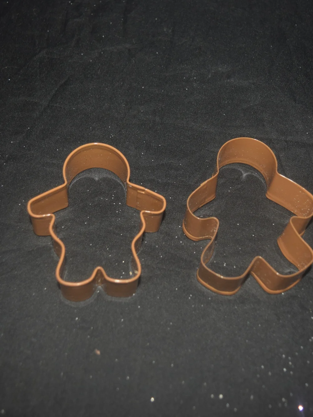 Source Unknown Brown Gingerbread Man Cookie Cutters Set